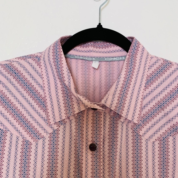 Cinch Pearl Snap Shirt XL Purple Western Cowgirl Rodeo Country Southwestern - Picture 3 of 15